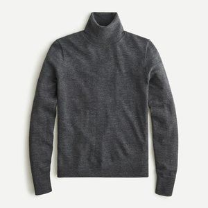 J. Crew Lightweight merino wool blend turtleneck sweater